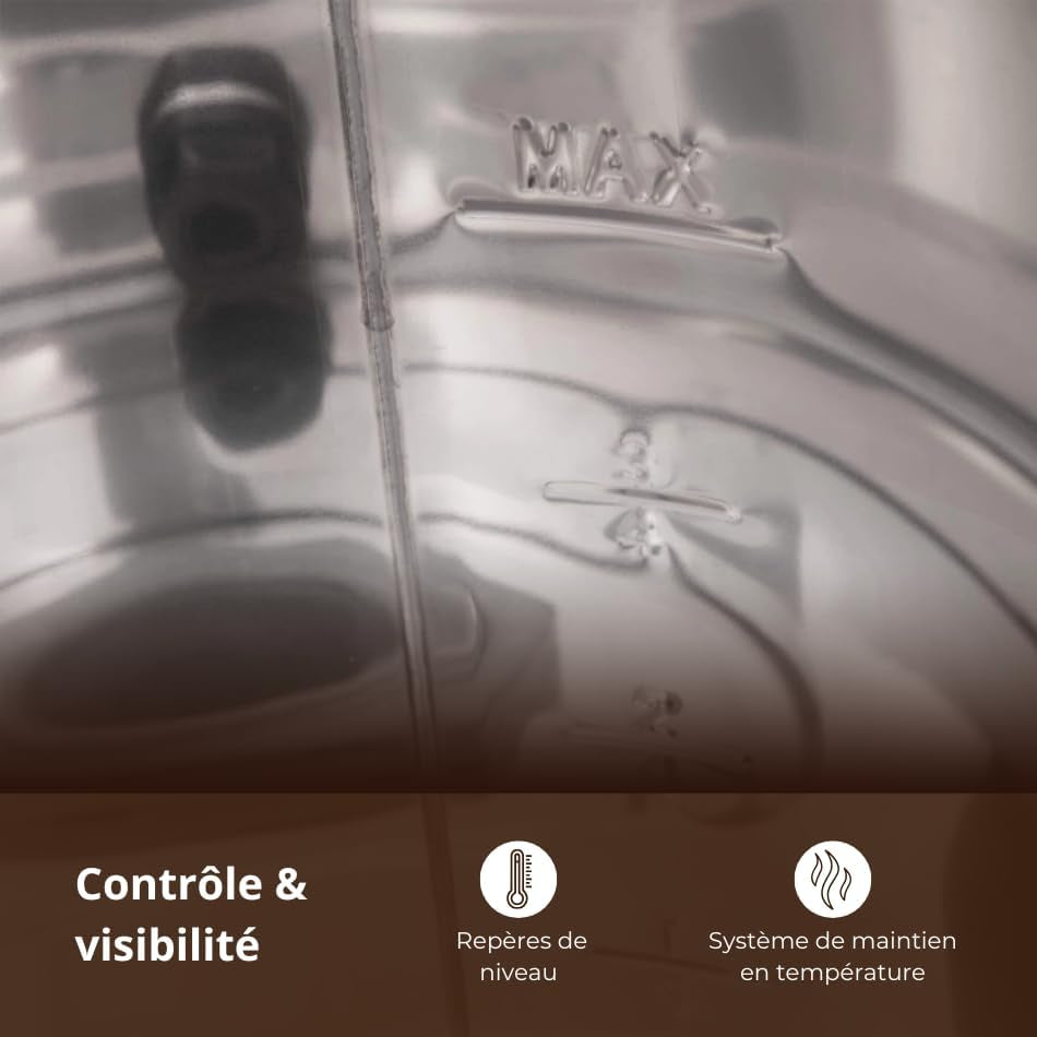 Percolateur À Café 4 Litres - 35 Tasses - Filtre Permanent