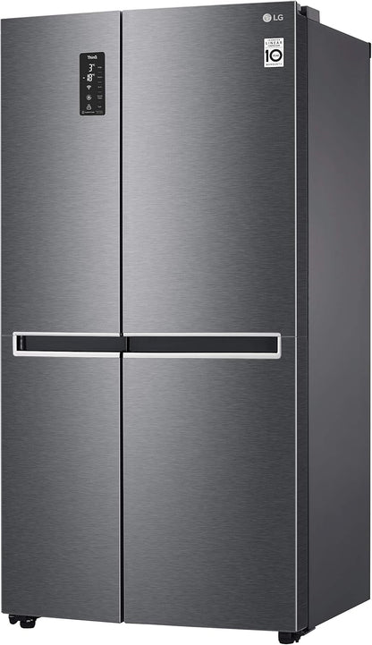 GSB470BASZ Réfrigérateur Américain Side by Side Total No Frost Avec Congélateur, 642 L, Smart Diagnostic - Réfrigérateur Intelligent Avec Wi-Fi Et Écran LED Extérieur