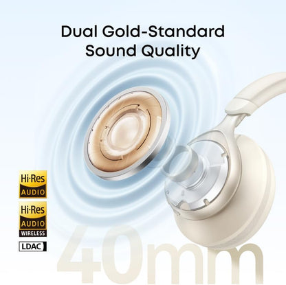 Par Anker Space One Casque Bluetooth Sans Fil | Réduction De Bruit Active Adaptative by Anker, Réduction Des Voix Humaine 2X plus Efficace, ANC 46H, Application, LDAC Hi-Res