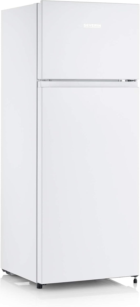 Réfrigérateur Congélateur 2 Portes, Pose Libre, Longueur 55 Cm, 206 Litres, Classe E, Veggibox Incluse, Blanc, DT 8760