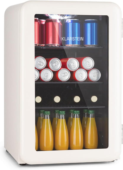 Mini Frigo De Chambre De 70L Pour Boissons Et Bieres, Petit Frigo Silencieux, Mini Bar Intérieur/Ext, Petit Refrigérateur Camping, Stockage De Vins Et Boisssons, Étagères Amovibles, 0-10°C