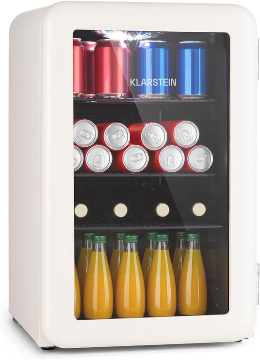 Mini Frigo De Chambre De 70L Pour Boissons Et Bieres, Petit Frigo Silencieux, Mini Bar Intérieur/Ext, Petit Refrigérateur Camping, Stockage De Vins Et Boisssons, Étagères Amovibles, 0-10°C