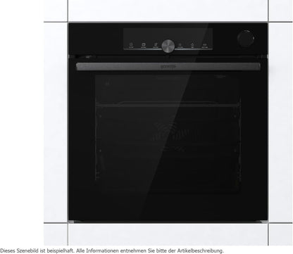 Optibake Advanced BPSA 6747 A08BGWI Four Encastrable/Wifi Connected / 77 L/Air Chaud/Pyrolyse/Autobake/Commande Tactile/Thermomètre De Cuisson/Steamassist/Pizzamode 300 °C /