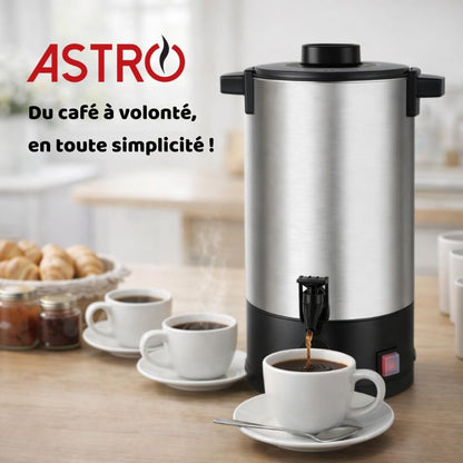 Percolateur À Café 4 Litres - 35 Tasses - Filtre Permanent