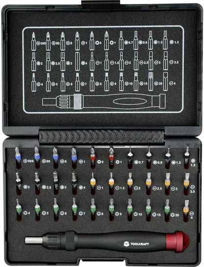 809204 Jeu D'Embouts 31 Pièces Vis À Fente, Cruciforme Phillips, Vis Pozidriv, 6 Pans Intérieurs, TORX® Intér