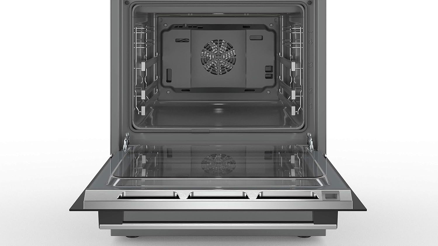 Serie 6 HKS79U250 Four Et Cuisinière Noir, Argent Plaque Avec Zone À Induction a - Fours Et Cuisinières (Cuisinière, Noir, Argent, Rotatif, Tactil, Acier Inoxydable, Devant, 1,2 M)