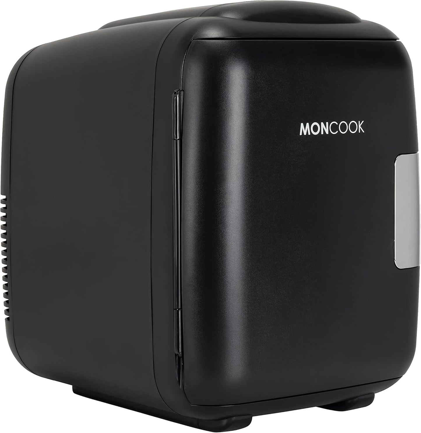 MONCOOK Mini Réfrigérateur - Mini Réfrigérateurs Portables Pour Les Soins De La Peau, La Médecine, La Nourriture Et Les Boissons - Fonction De Refroidissement Et De Réchauffement - 14L - Mono Noir