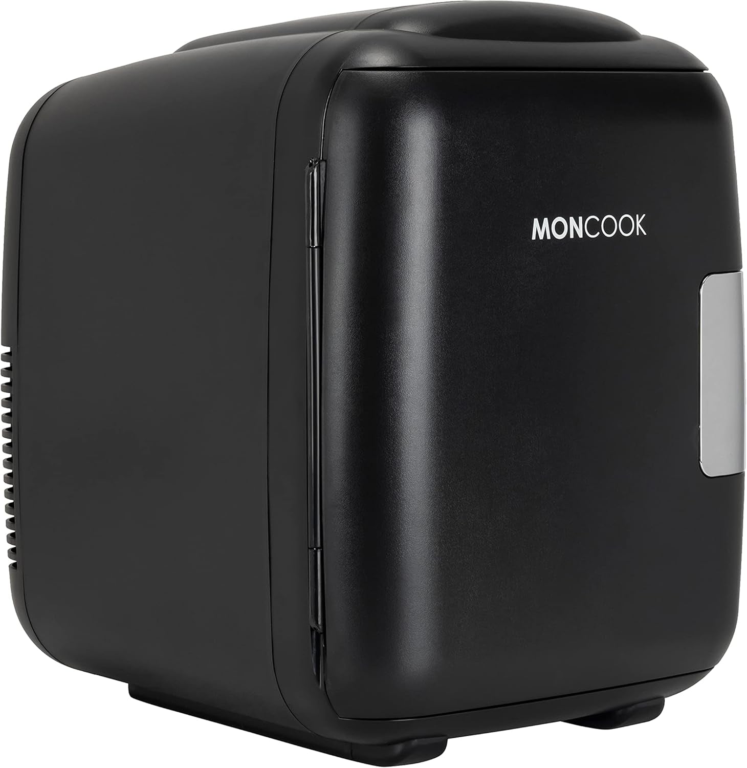 MONCOOK Mini Réfrigérateur - Mini Réfrigérateurs Portables Pour Les Soins De La Peau, La Médecine, La Nourriture Et Les Boissons - Fonction De Refroidissement Et De Réchauffement - 14L - Mono Noir