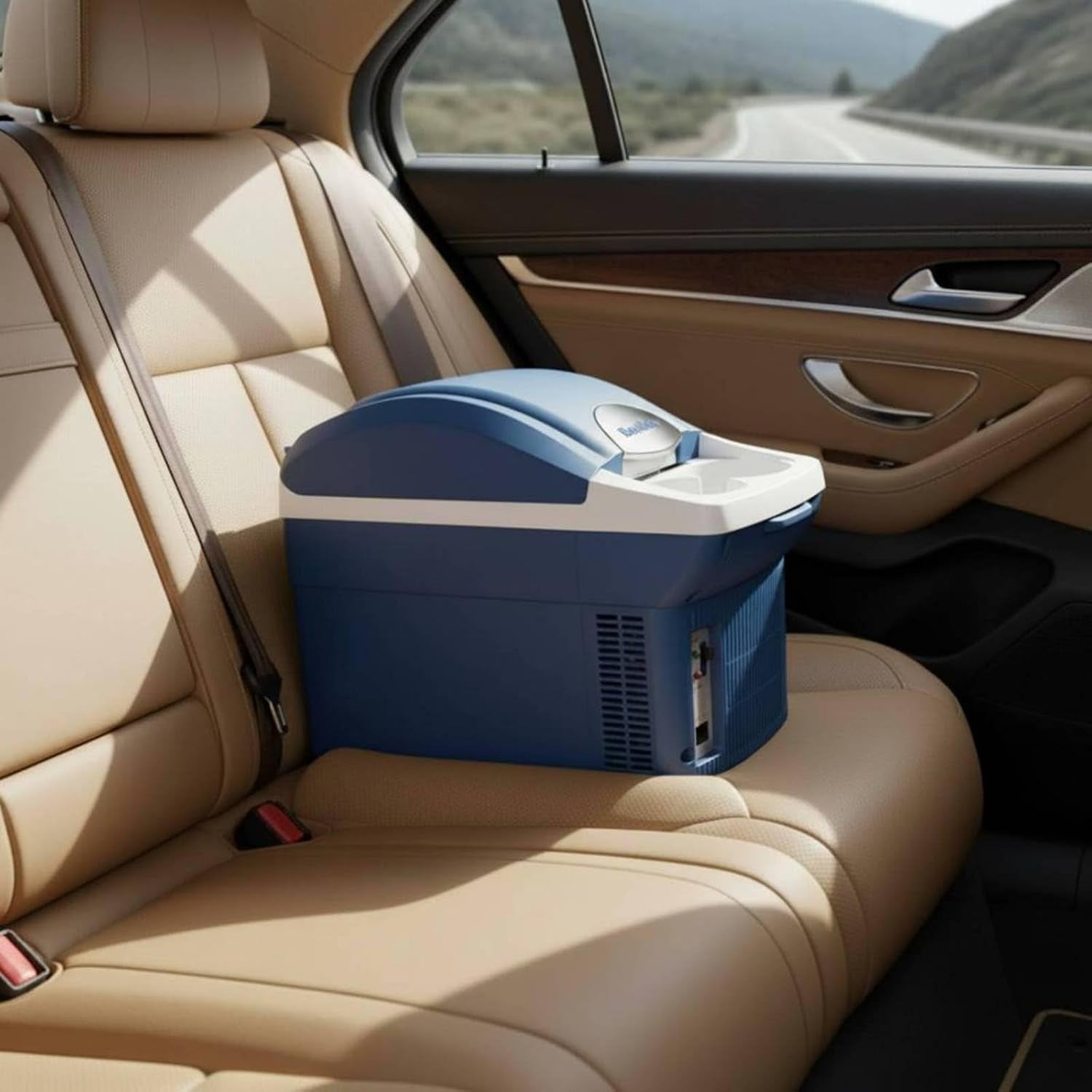 Réfrigérateur Voiture, Glacière Électrique, Mini Congélateur Compresseur | Double Alimentation Glacière Et Compact Réfrigérateur Portable Pour Camping, 8 Litres, Modèle Numérique 12V/24V/220V