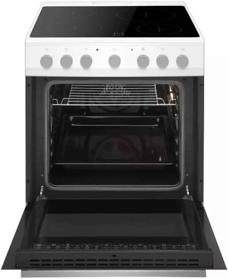 Cuisinière Vitrocéramique 62L 4 Feux Blanc - FACV3004B