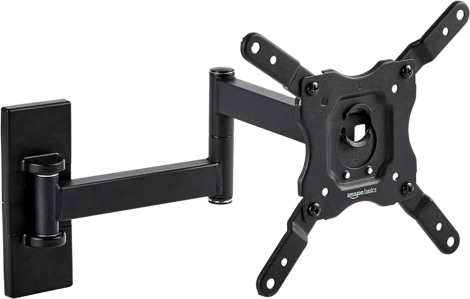 Support Mural Pour Téléviseur, Mouvement Complet, Pivotant Et Inclinable, Pour Téléviseurs Ou Écrans Plats Et Incurvés 12 À 40 Pouces Jusqu’À 36Kg, Support TV, VESA Max. 200X200Mm, Noir