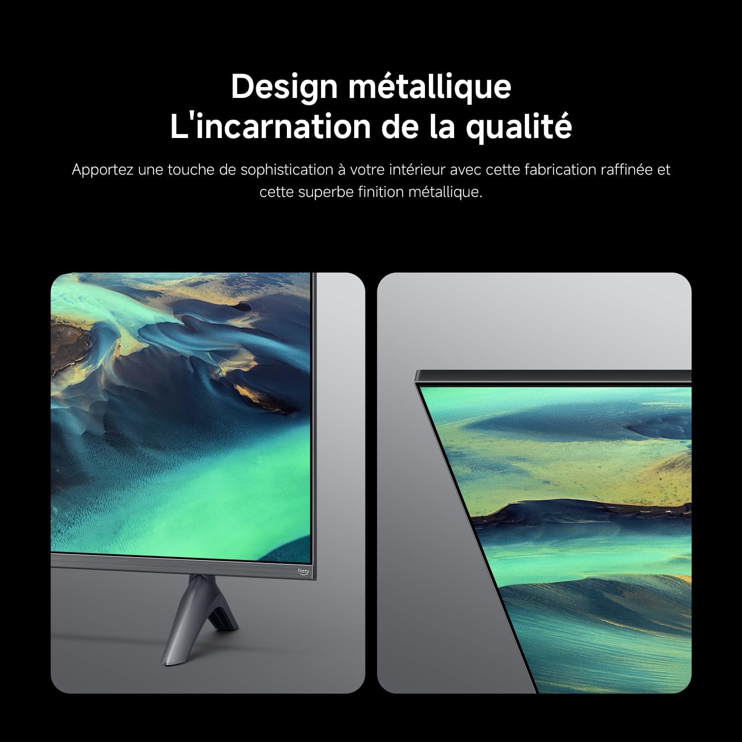 XIAOMI TV F Pro 43, 101 Cm (43 Pouces), 4K UHD QLED, Smart TV, Fire OS8, Contrôle Vocal Alexa, HDR10+, MEMC, 2Go+32Go, Compatible Avec Apple Airplay | Alexa Voice Control, MEMC, 2 Go + 32 Go, Compatible Avec Apple Airplay