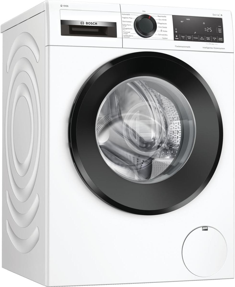 WGG244A20 9Kg Frontlader Waschmaschine, 1400 U/Min., 60Cm Breit, Ecosilence Drive, Speedperfect, I-Dos, Weiß