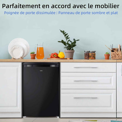 Congélateur Armoire 85L Pour Cave Ou Bureau Noir (CSD90D4D) | -24°C, 39Db, Porte Réversible, Thermostat Réglable, Gain De Place