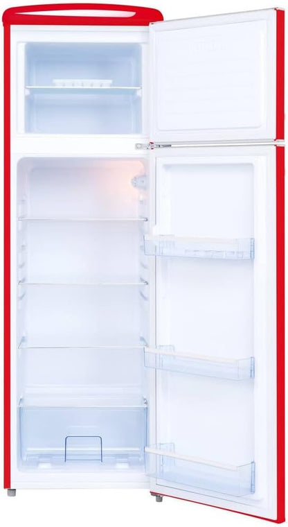 Réfrigérateur Retro Vintage Rouge 2 Portes RFDP246RRA++ 245L