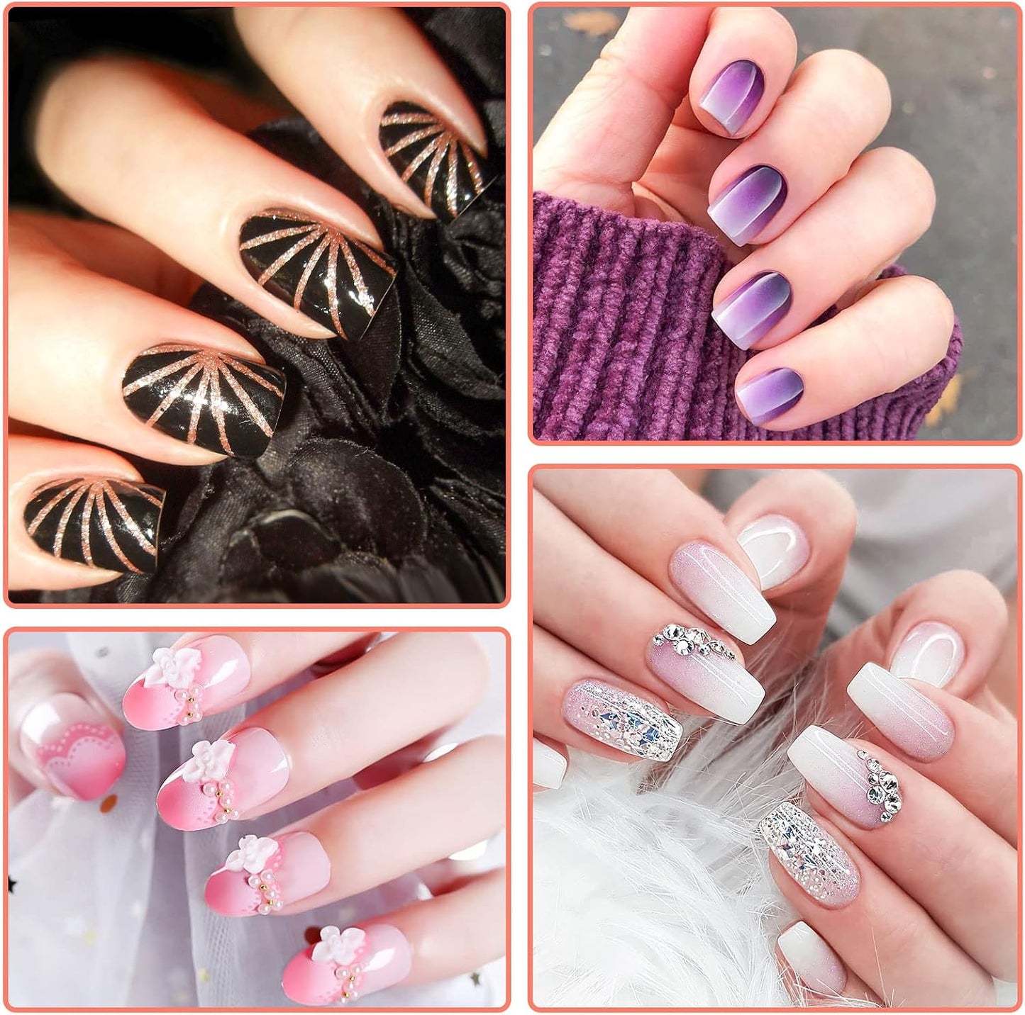 25 Pièces Pinceaux À Nail Art Ongles, Kit Complet De Pinceaux Gel Précision En Acrylique Et Pinceaux Dégradeurs Dotingtool Pour Décoration Des Ongles Et Usage Professionnel Manucure
