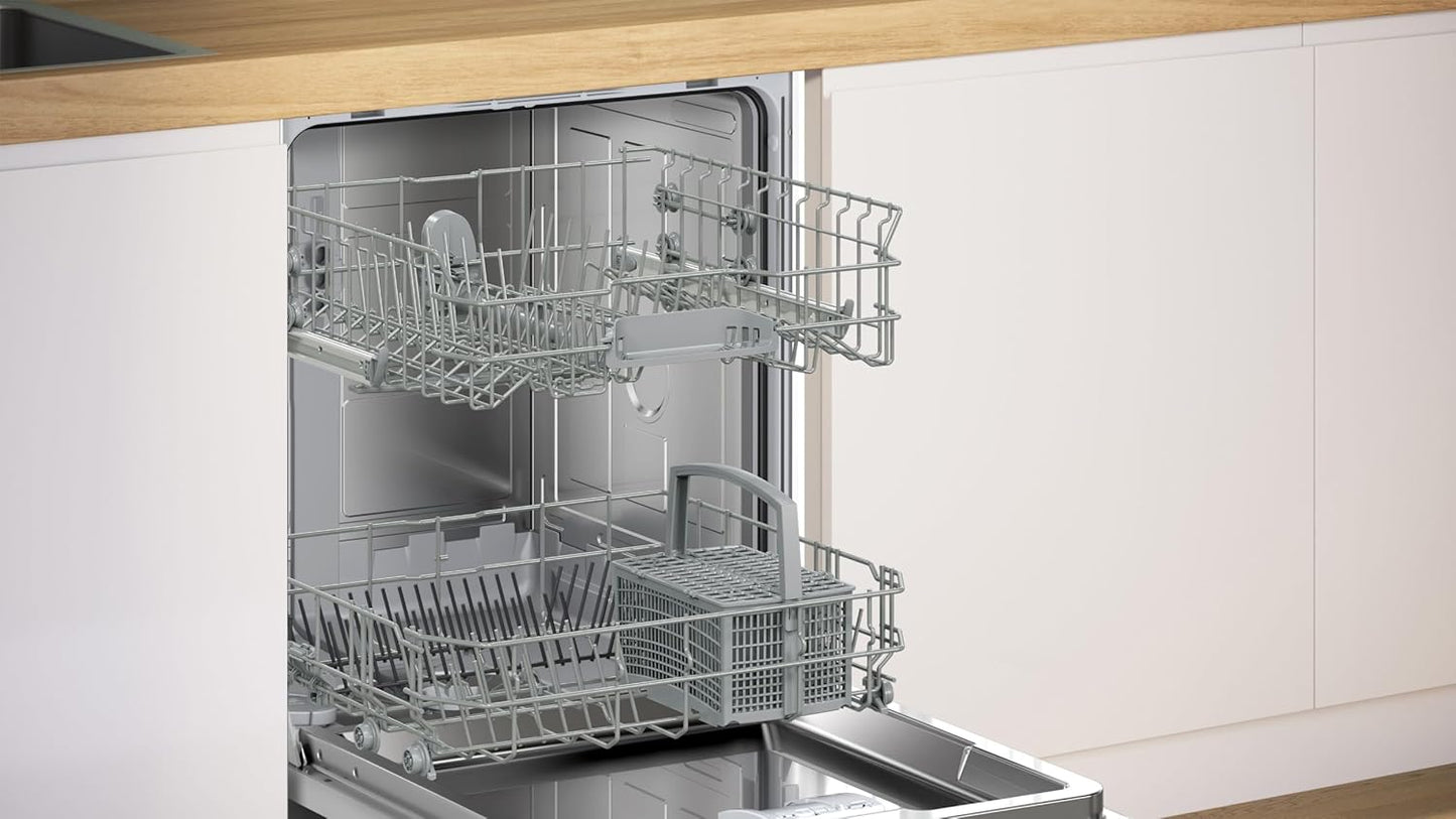 SMI2ITS33E - Lave-Vaisselle Encastrable - 60 Cm - Home Connect - 12 Couverts - Moteur Ecosilence - Metallic