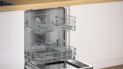 SMI2ITS33E - Lave-Vaisselle Encastrable - 60 Cm - Home Connect - 12 Couverts - Moteur Ecosilence - Metallic