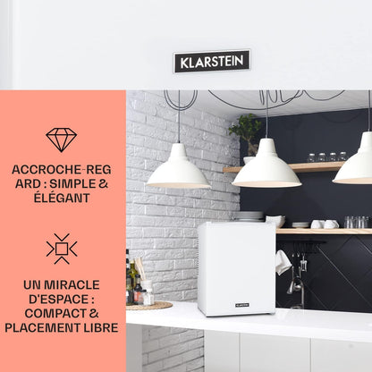 Mini Frigo De Chambre De 33L Pour Snacks Et Boissons, Petit Frigo Top Silencieux, Mini Bar, Petit Réfrigérateur Camping, Mini Frigo Cosmetique, Refrigerateur Avec Étagères Réglables, 5-15°C