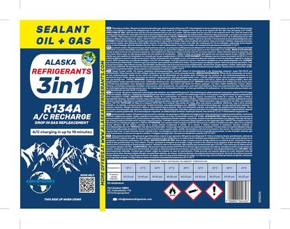 3En1 Réfrigérant Pour Véhicules Climatisation Recharge HC134A Bouteille De Gaz De Remplacement Pour Voitures X2