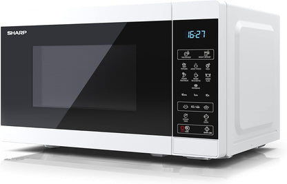 YC-MS02E-W Micro-Onde Comptoir Micro-Ondes Uniquement 20 L 800 W Noir, Blanc