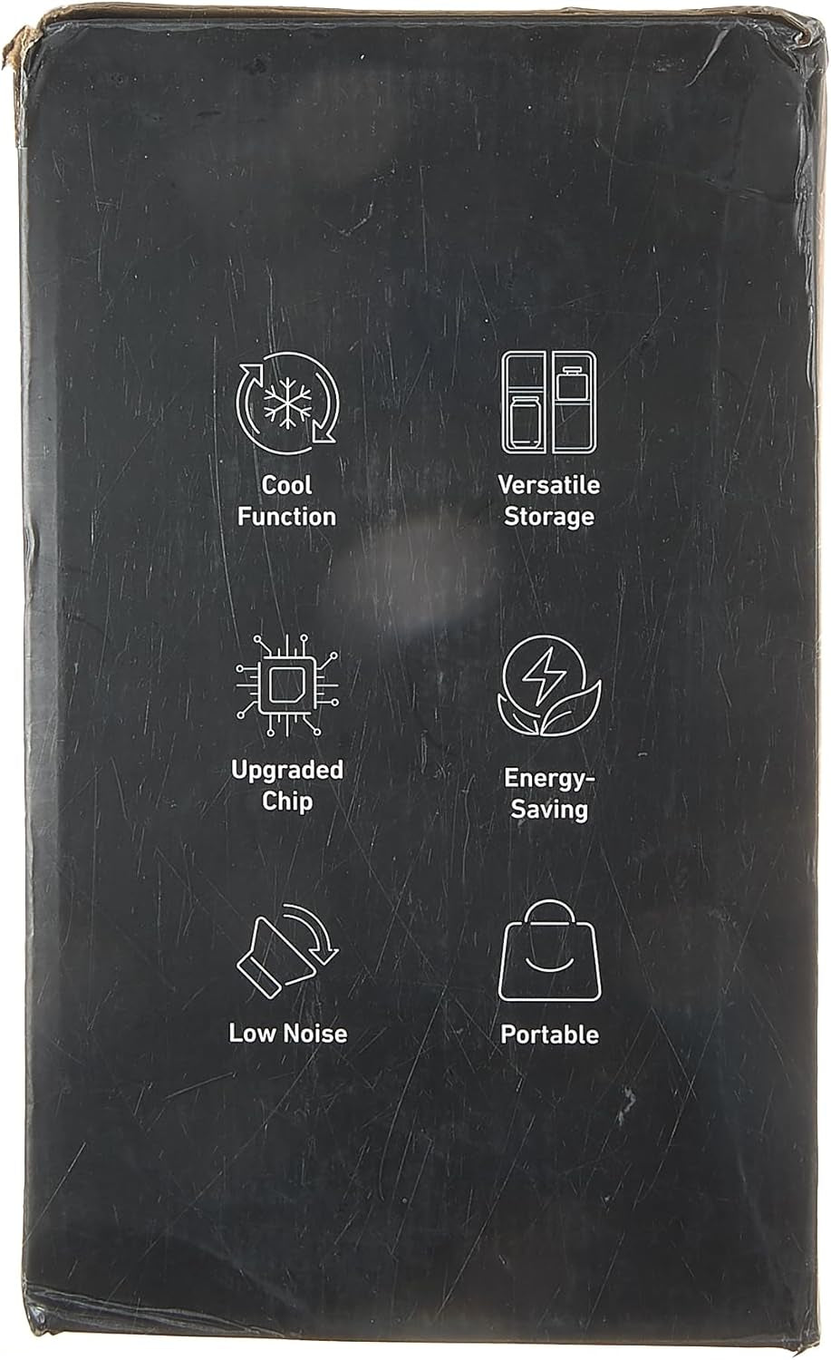 Mini Frigo De Chambre 2.0 6L, Mini Frigo 8 Canettes 330Ml, Mini Réfrigérateur Voiture Portable 12V/220V, Petit Frigo Cosmetique, Skincare, Fonction Chaud/Froid, Cadeau Femme Homme (Noir)