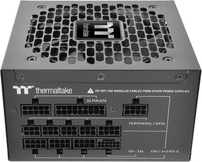 Toughpower GT 850W | ATX 3.1 | Connecteur Pcie 5.1 12V 2X6 | Fonction Smart Zero Ultra-Silencieuse | Câbles À Profil Bas | Certification 80+ Gold | Modulaire