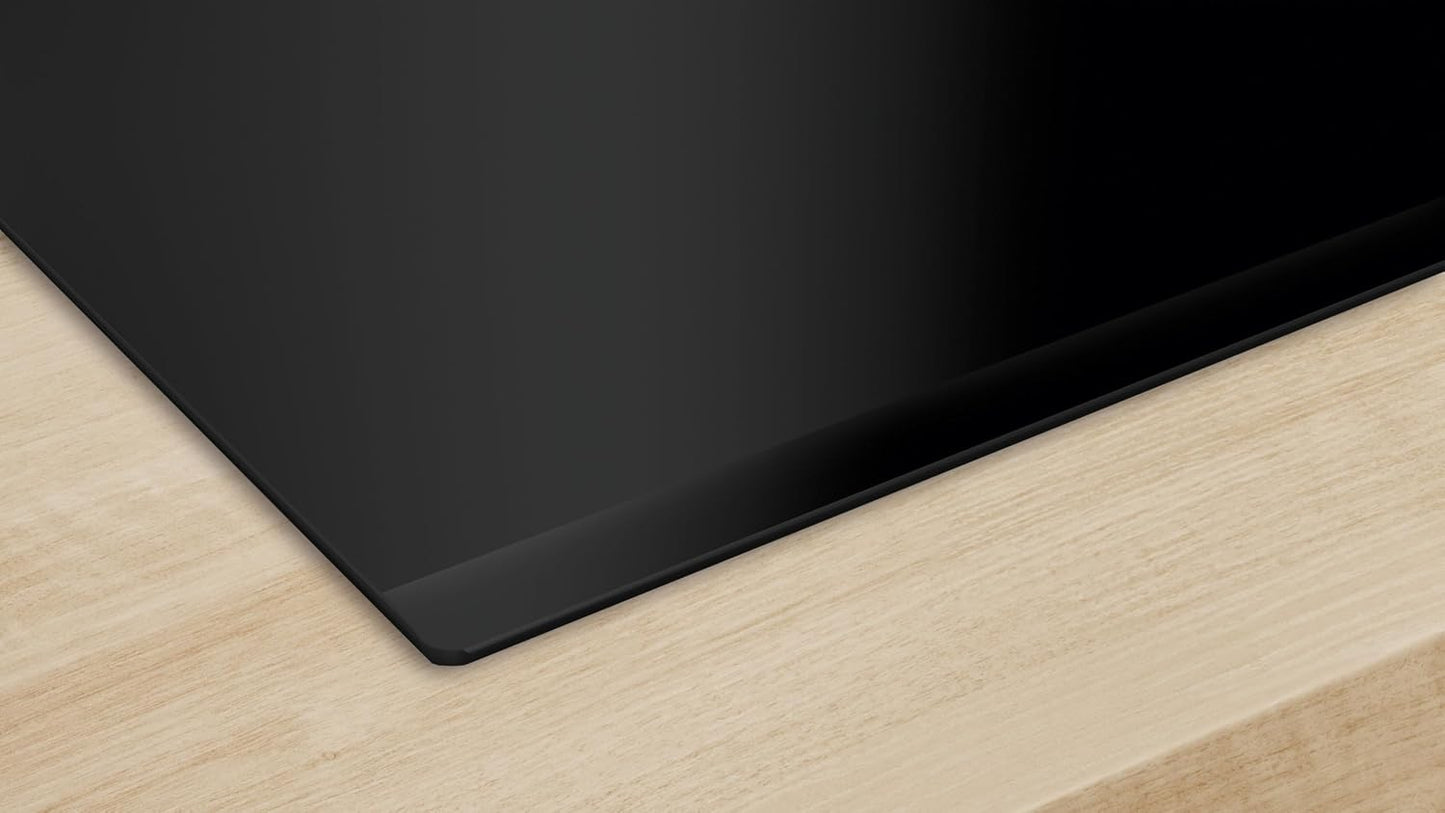Bosch PIJ631HB1E Série 6 - Plaque Induction, Zone De Cuisson De 28 Cm | 60 Cm, Noir, 3 Foyers, Home Connect, Timer Avec Fonction Arrêt, 17 Niveaux De Réglage De La Puissance