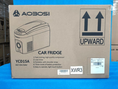 15L Glaciere Électrique, 12V Réfrigérateur De Voiture À Compresseur, Frigo Pour Voiture, Camion, Camping, Voyage