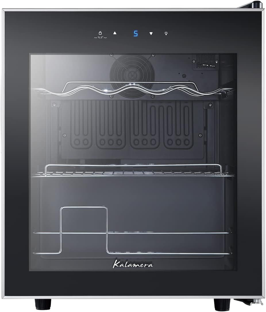 KRC-40FCSS Wine Refrigerator, 15 Bottles, 40 Litres