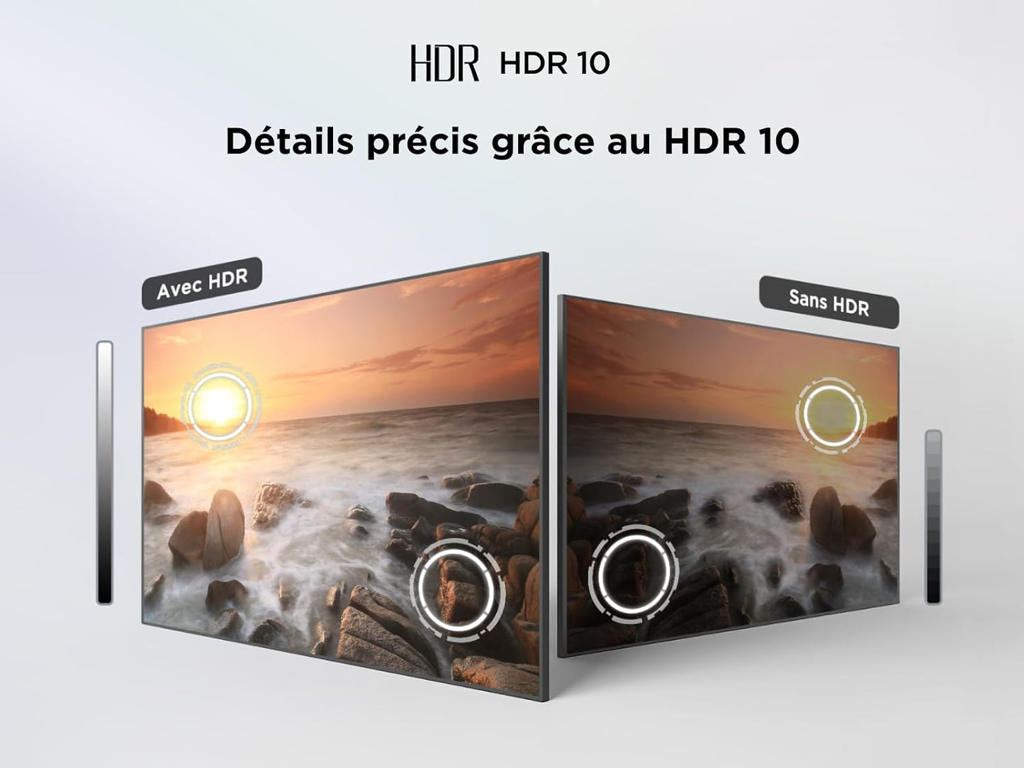 TCL 40V5C – TV QLED Direct LED Smart Full HD 40" Avec Android TV​ & HDR - Compatible Avec Google Cast & Google Home, Design Mince