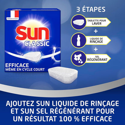 - Pastilles Lave-Vaisselle Classic - 280 Tablettes - Efficace Même En Cycle Court - + De 3 Mois De Lavages - Fabriqué En France (Lot Promo De 7X40)