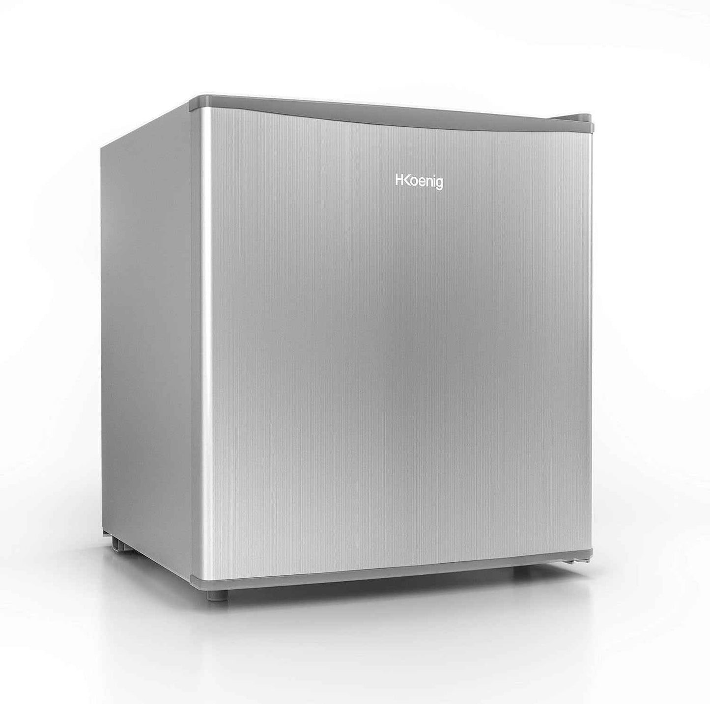 Mini Réfrigérateur Frigo FGX490 Gris, 45L Compact, Silencieux, Porte Réversible, Thermostat Réglable, Compartiment Glaçons 4L, Pieds Réglables, 39 Db