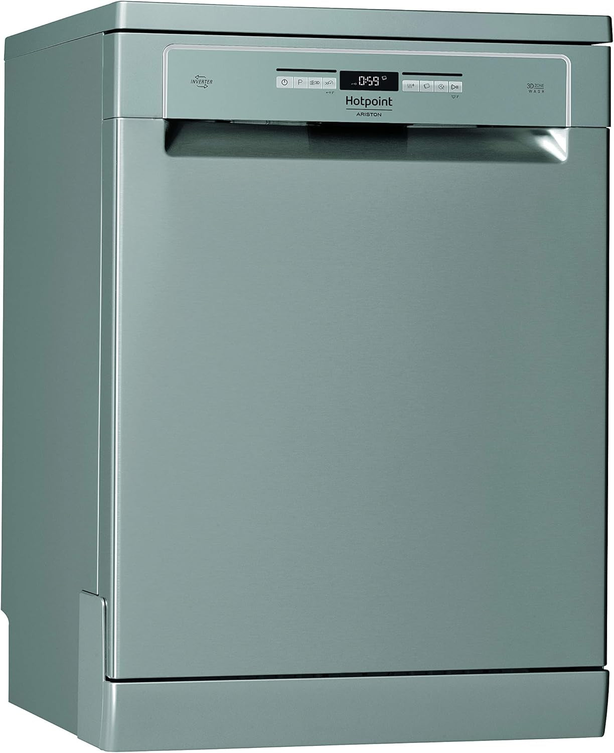 Hotpoint HFO 3O32 CW X Lave-Vaisselle 60Cm À Libre Installation, D Inox
