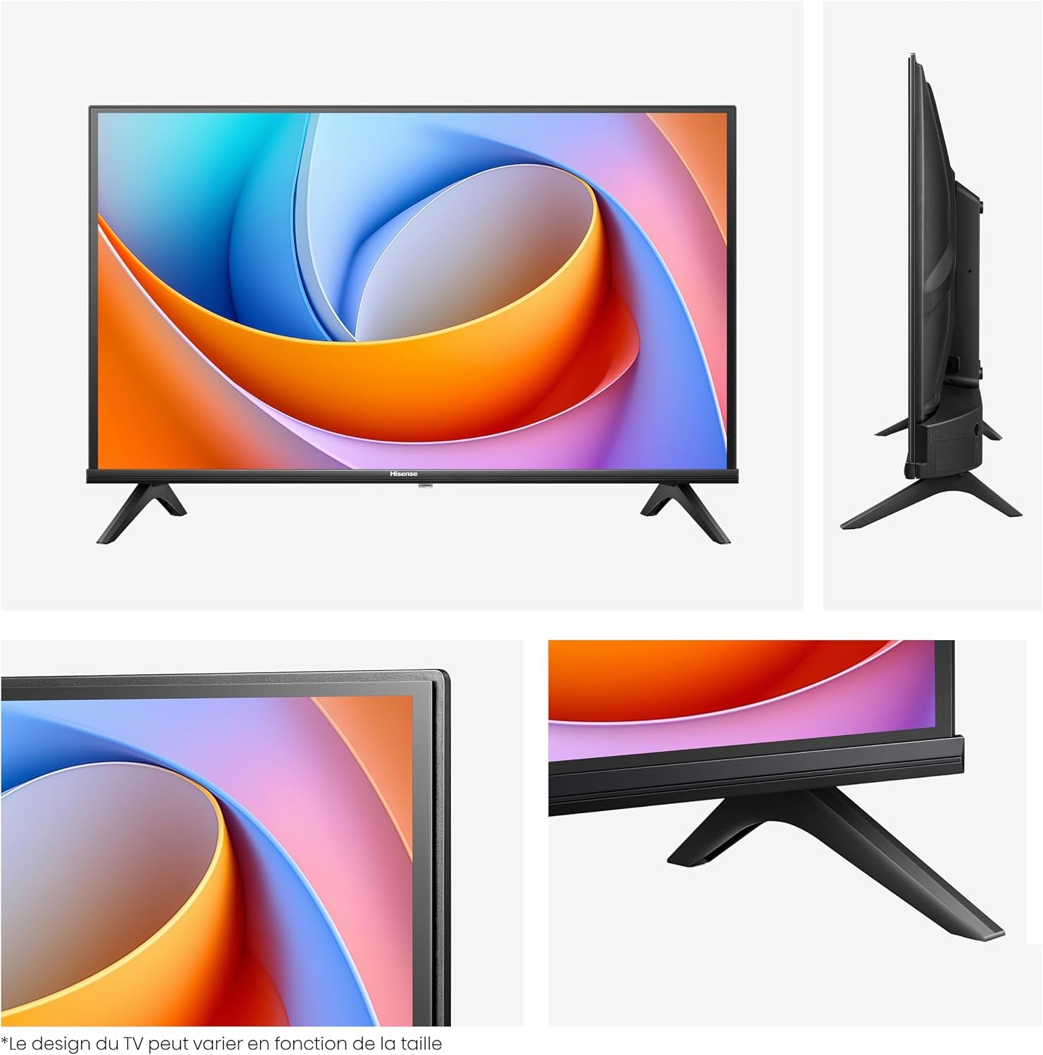 Hisense Téléviseur Connecté 40 Pouces 40A4Q - Full HD 60Hz, Mode Sport IA, Dolby Audio, VIDAA OS Avec Youtube, Netflix, Canal + (Modèle 2025)