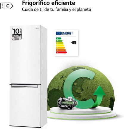 GBB61SWGCN1 Kühl-Gefrierkombination, 60Cm Breit, 341L, Nofrost, 0-Grad-Fach, Multi-Airflow, Schnellkühlen, Schnelefrieren, Weiß