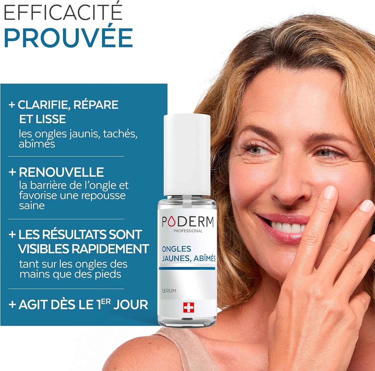 – HUILE SERUM ONGLES JAUNES – Améliore L’Apparence De L’Ongle – Agit Dès Le 1Er Jour - Clarifie & Lisse L’Ongle – Ingrédients 100% Naturels - Soin Pied/Main | Facile & Rapide | Swiss Made