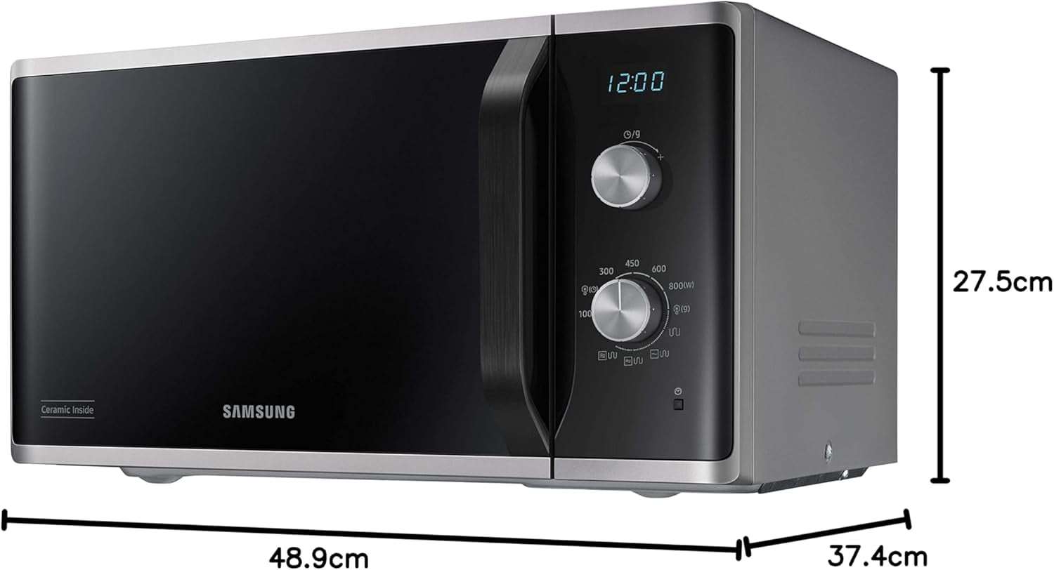 MG23K3614AS/EG Micro-Onde Comptoir Micro-Onde Combiné 23 L 800 W Noir, Argent
