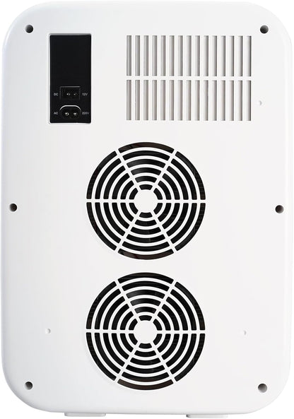 Mini Frigo 20 L 22 Canettes De 330 Ml Mini Réfrigérateur Portable 12 V DC/220 V AC Petit Frigo Cosmétique Mode Chaud/Froid Température -9 À 65 ℃ Pour Aliments Boissons Médicaments Cosmétiques