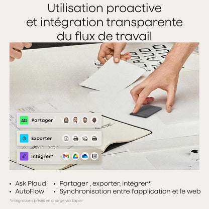 Note Pro Enregistreur Vocal IA Dictaphone Avec Transcription Noir | RéSumé IA Saisie Multimodale Jusqu’À 50H D’Enregistrement Teams ConçU Pour ConféRences RéUnions Appels ÉTui Inclus