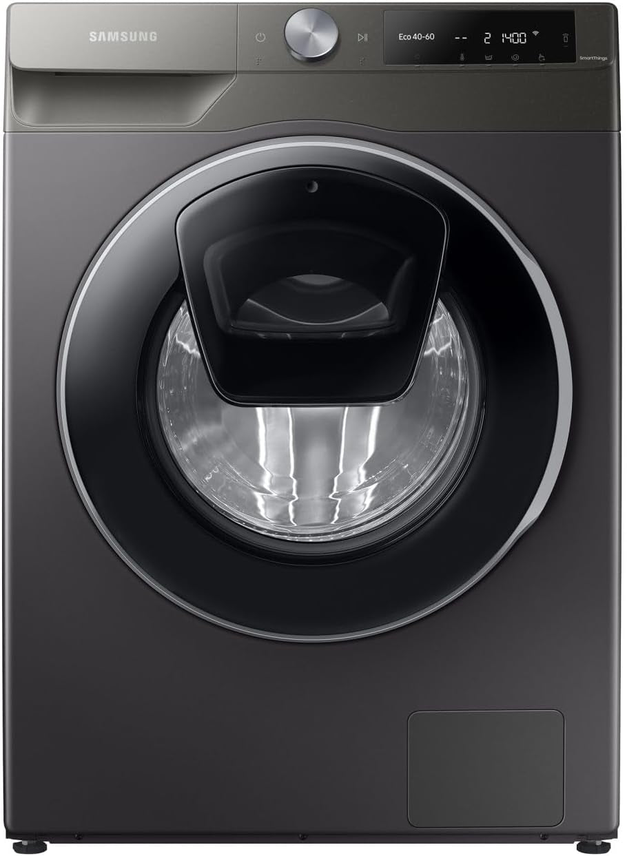 AI Control Machine À Laver Addwash WW90T684DLN/S3, Litonome, 9 Kg, 1400 Tr/Min, Wifi, Écodoseur, Vapeur, Charge Avant, 60 L X 85H X 55P Cm, Noir