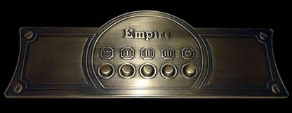 Exclusif Designer Hotte 60 Cm De /Hotte Murale Série Modèle Empire/Nouveauté Du Fabricant Luxe /Hotte Cheminée Noir - Empire/Poignée - Bronze/Hotte /910 M³/H