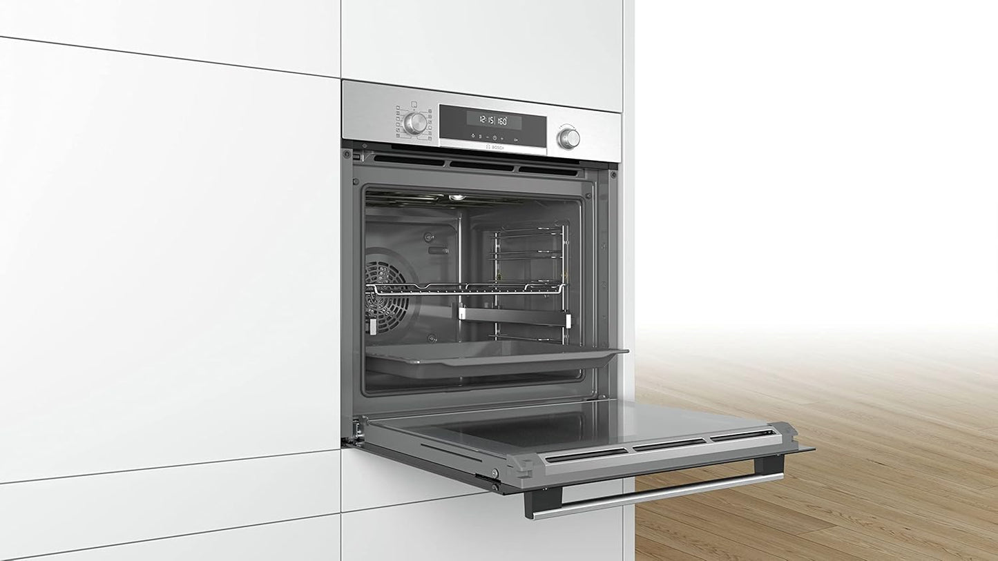 HBG5780S0 - Série 6, Four Encastrable - Multi-Fonctions - Pyrolyse - Grande Capacité De 71 L - 3600 W - Inox