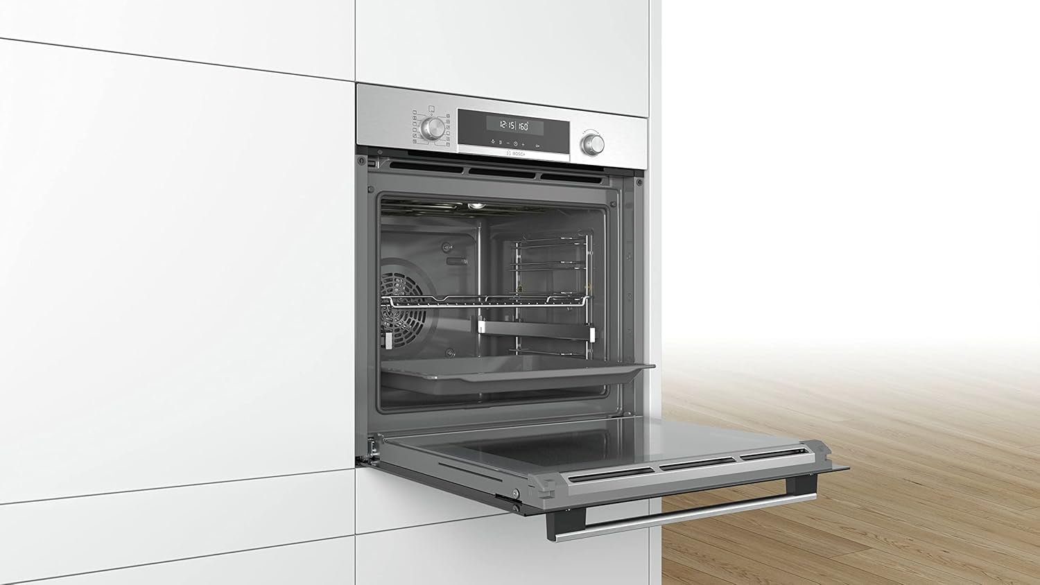 HBG5780S0 - Série 6, Four Encastrable - Multi-Fonctions - Pyrolyse - Grande Capacité De 71 L - 3600 W - Inox