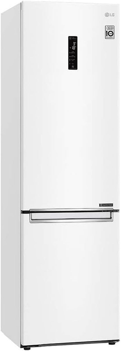 GBB72SWDMN Réfrigérateur Combi No Frost 203 Cm Avec Congélateur, Compresseur Smart Inverter, 384 Litres Blanc