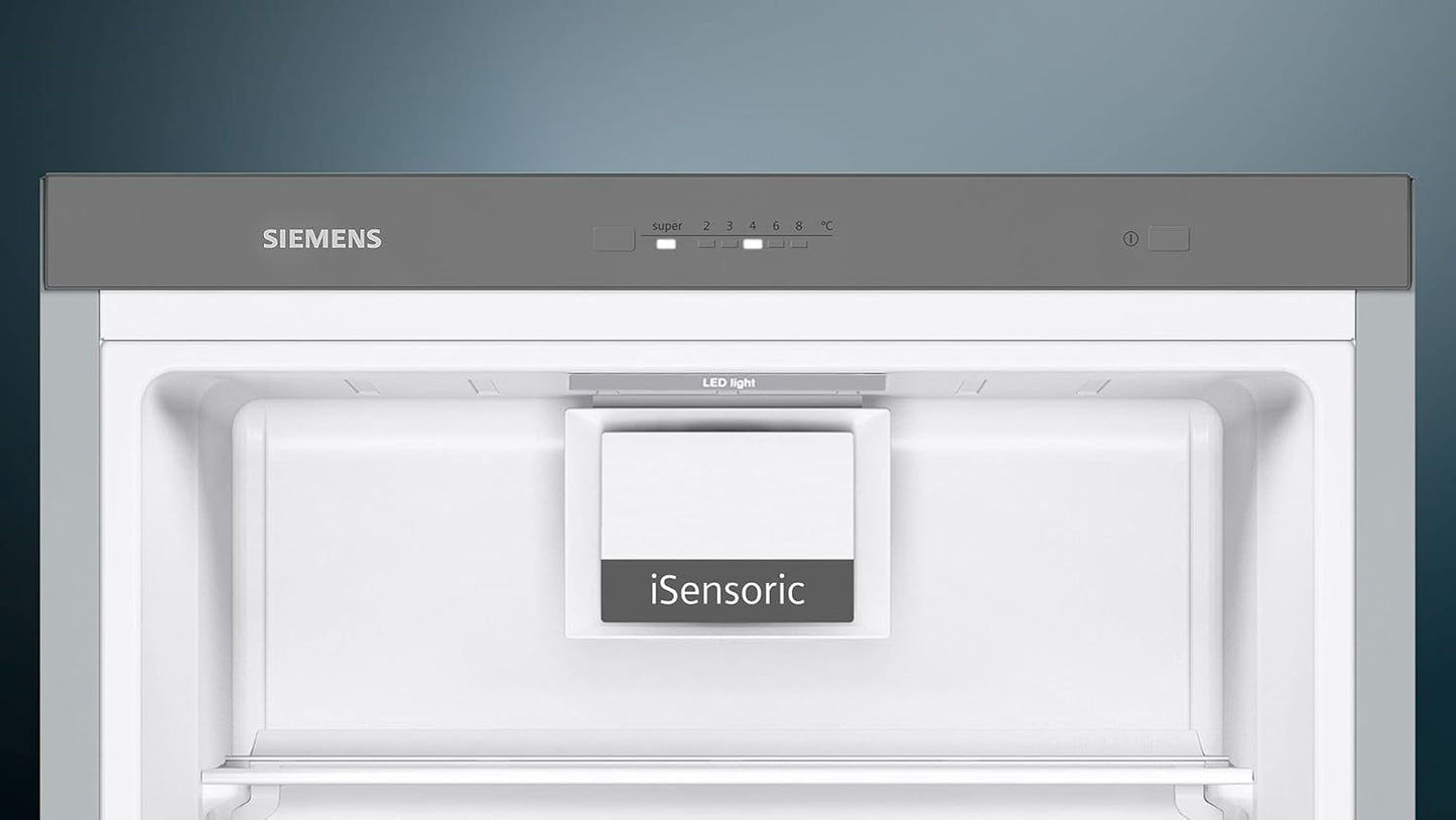 Iq300 KS36VVIEP Réfrigérateur Autoportante 346 L E Acier Inoxydable