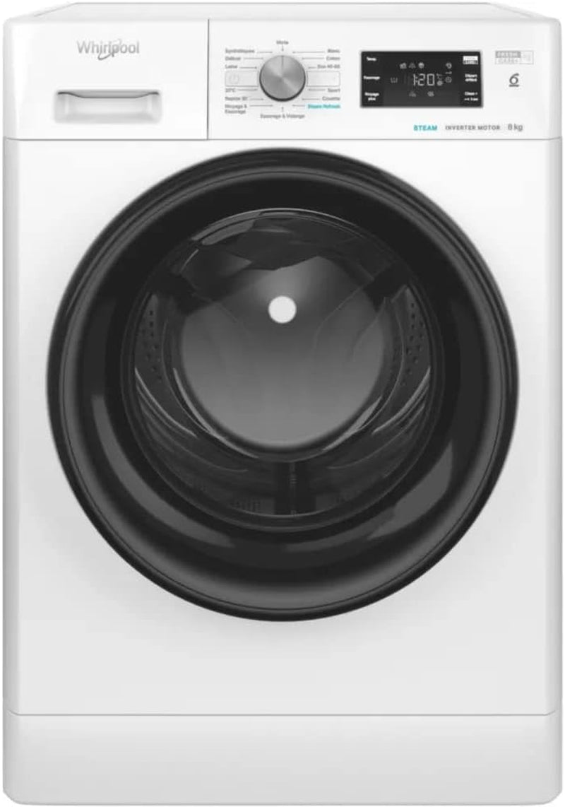 Lave-Linge Frontal 8Kg 1200 Tours/Min Blanc - FFB8258BVFR