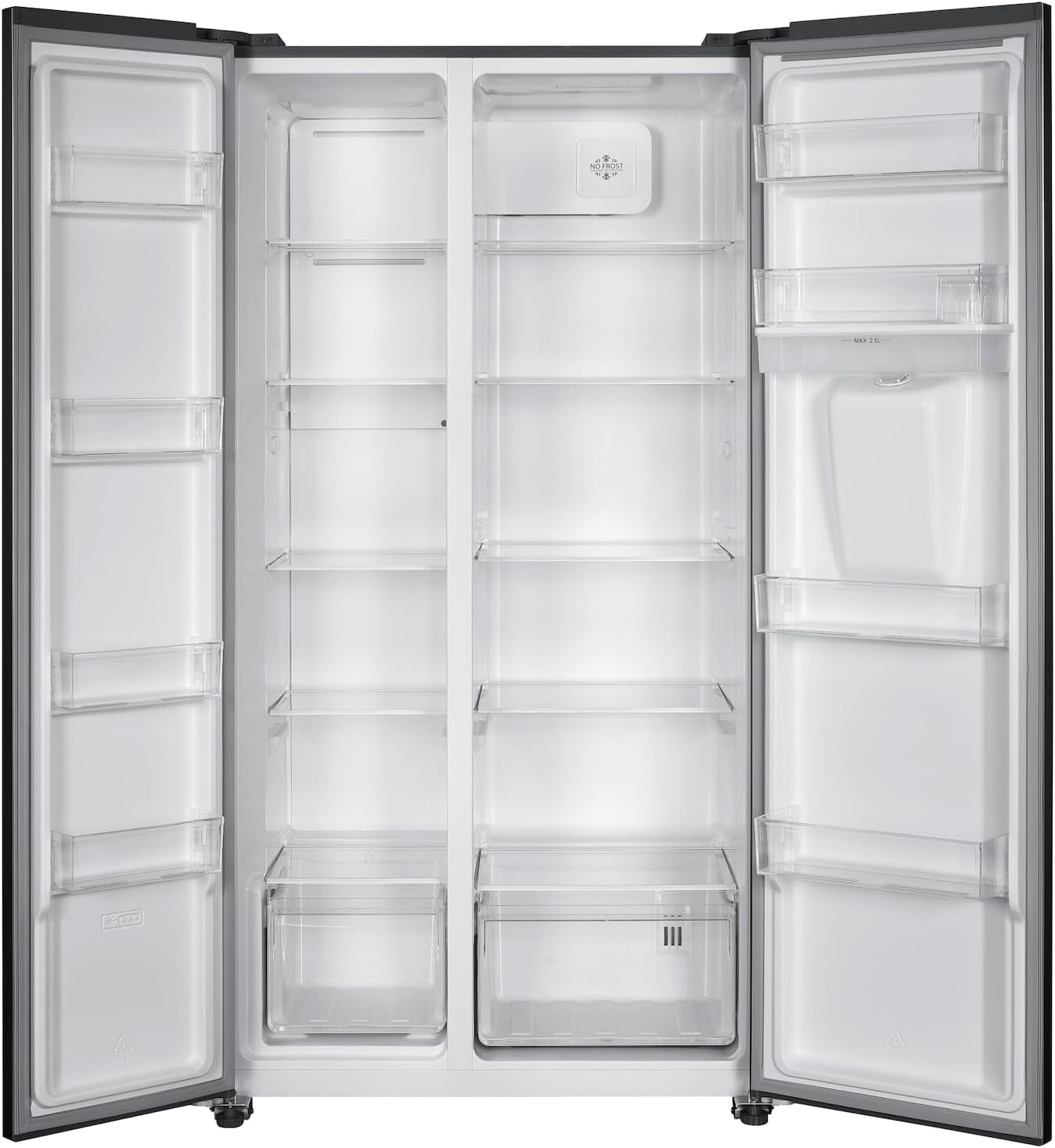Réfrigérateur Multi-Portes GSBS510IXT 510L (324L + 181L) - Distributeur D'Eau - Inox