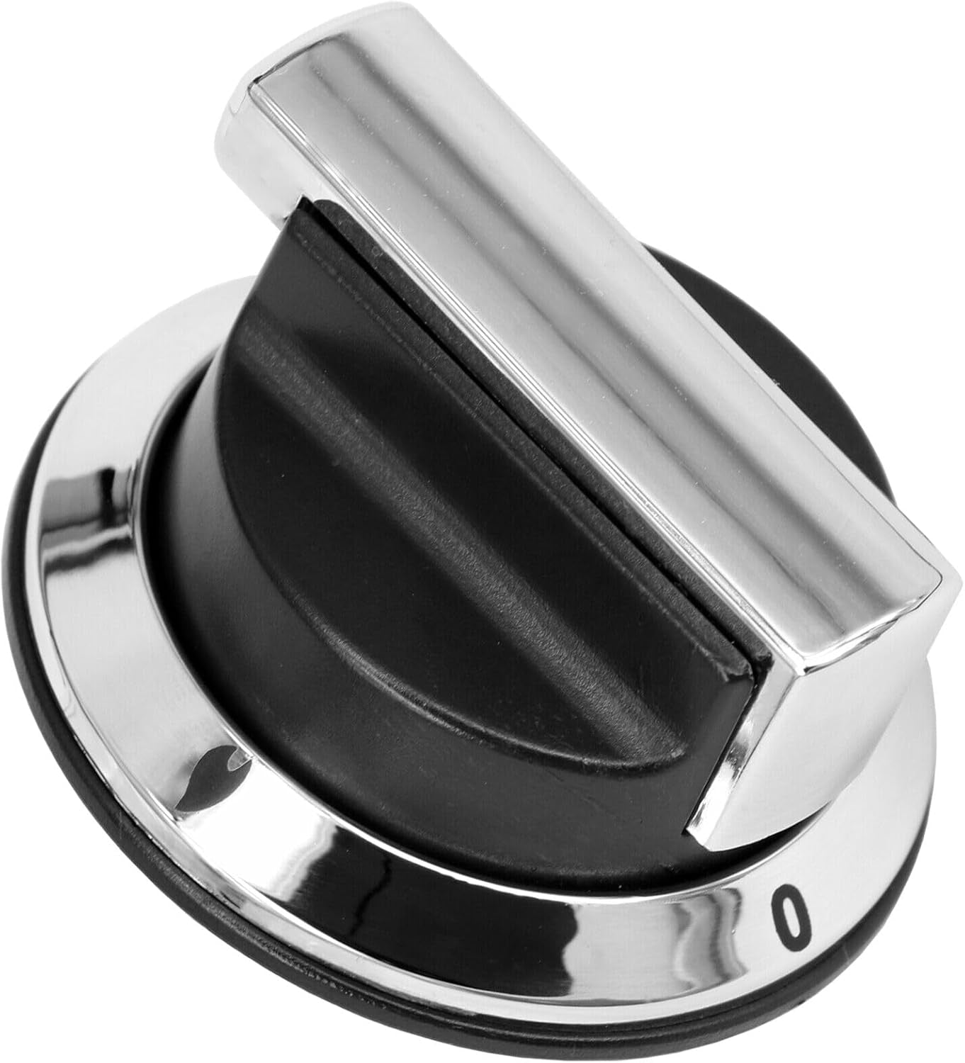 Lot De 5 Boutons De Commande Compatibles Avec Four/Cuisinière Rangemaster 90 100 110 DF Elite Professional - Noir/Chromé