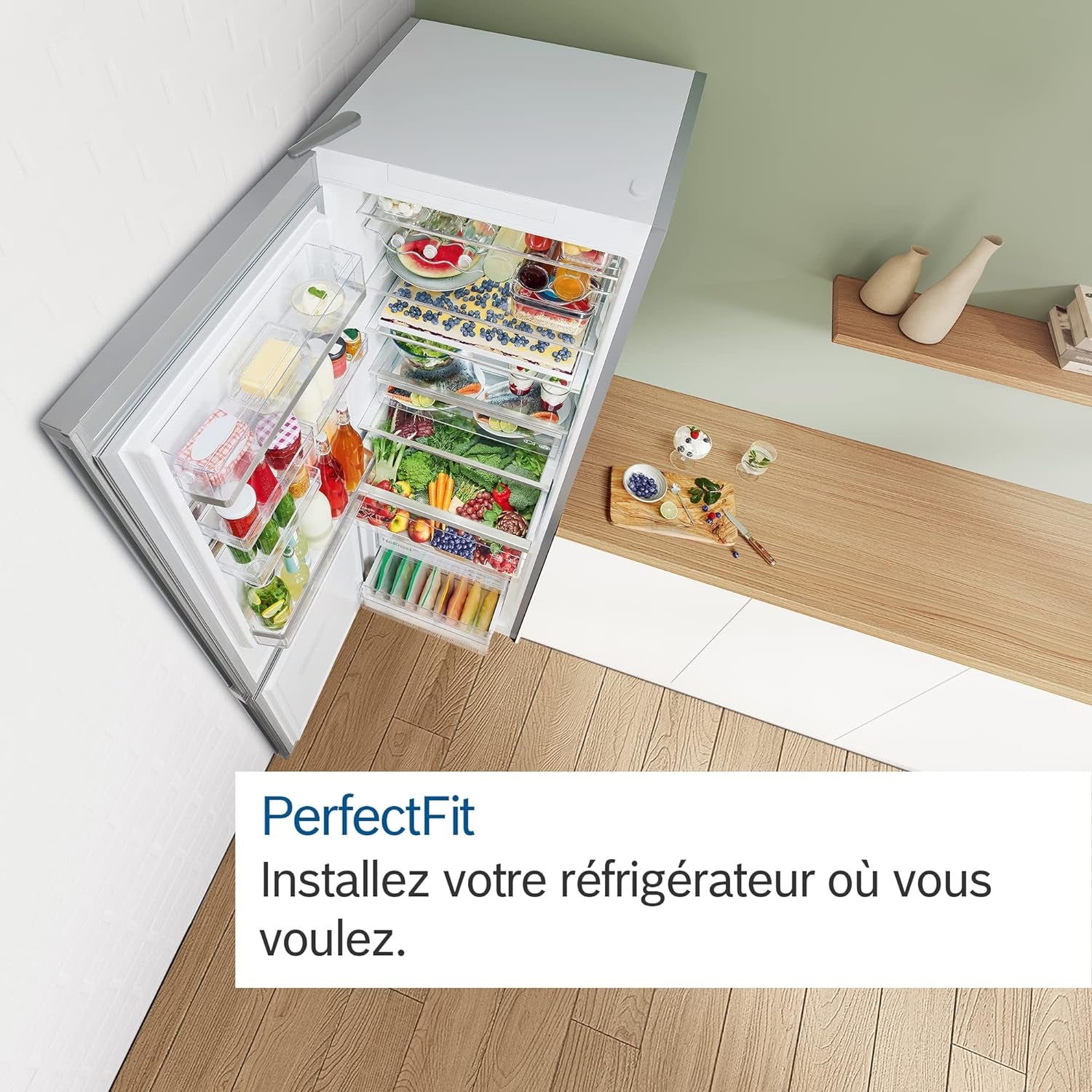 KGN86AIDR- Série 6, Réfrigérateur Combiné Pose-Libre, 186 X 86 Cm, Inox anti Trace De Doigts
